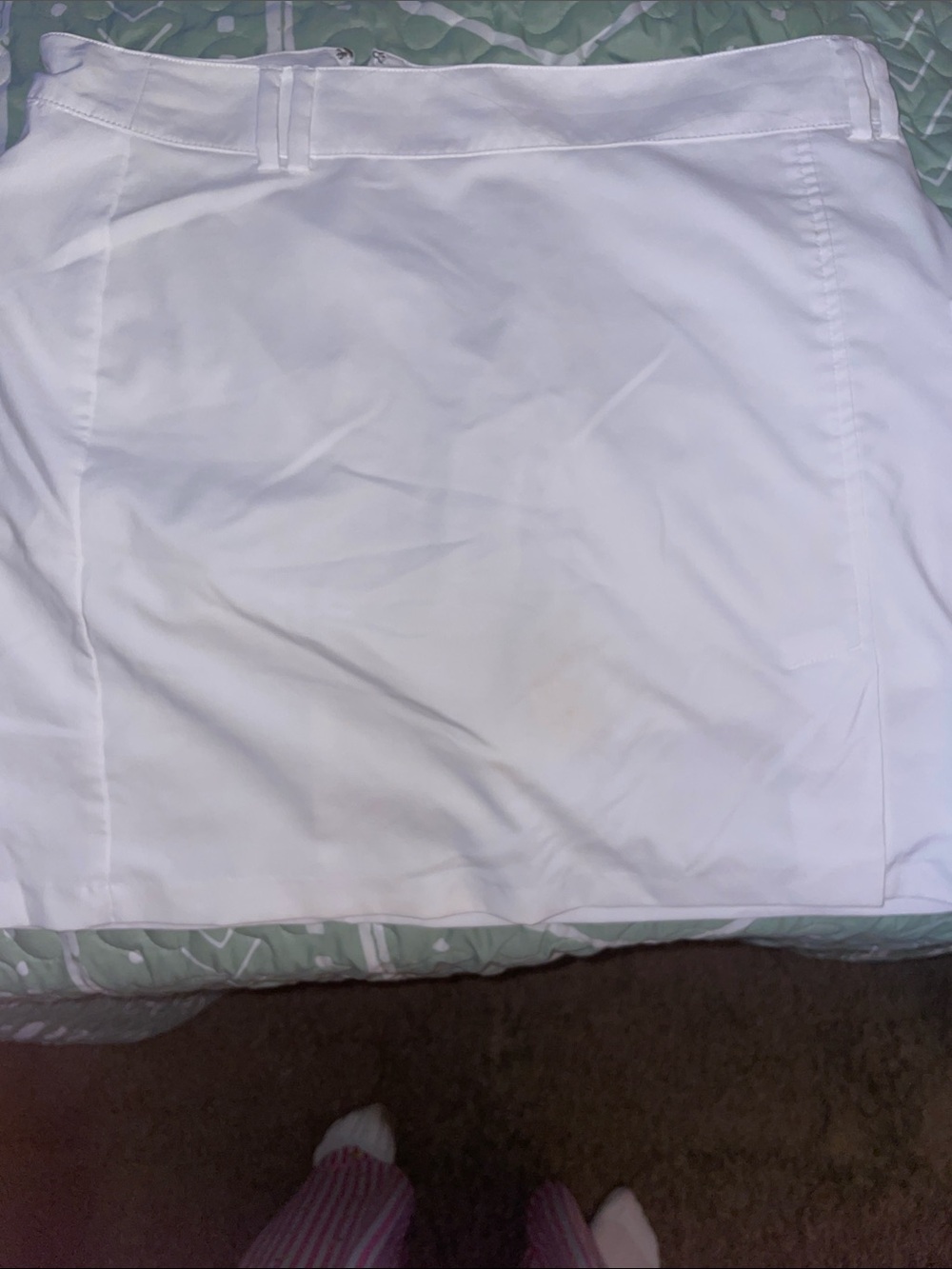 Puma White Top with Orange Logo Tag